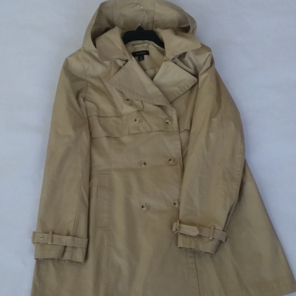Halogen Light Tan Hooded Coat - Picture 1 of 3